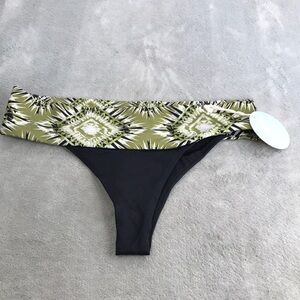 Rise City Swim Sadie Cheeky Bikini Bottoms Size M New